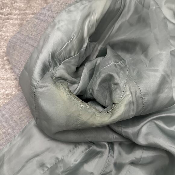 Akris Blazer Womens 6 Gray Plaid Wool Cashmere Four Button Jacket Workwear - Picture 9 of 16